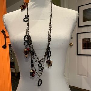 Multi chain necklace (119)